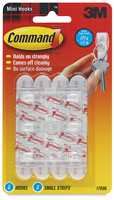 3M Command Adhesive Mini Hooks