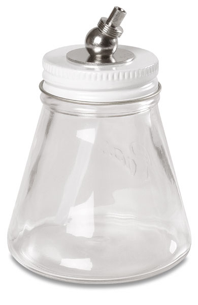 Screw-on Glass Bottle (complete, for VLST only), 3&nbsp;oz