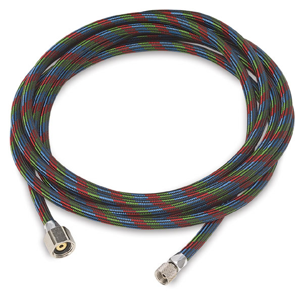 10 ft Braided Air Hose, 1/8" and 1/4" fittings