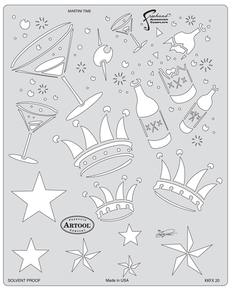 Kustom Kulture Martini Time Template