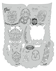 Kanji Master Kanji Masks Template