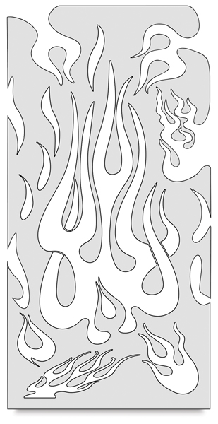 Flame Master The Medium Template