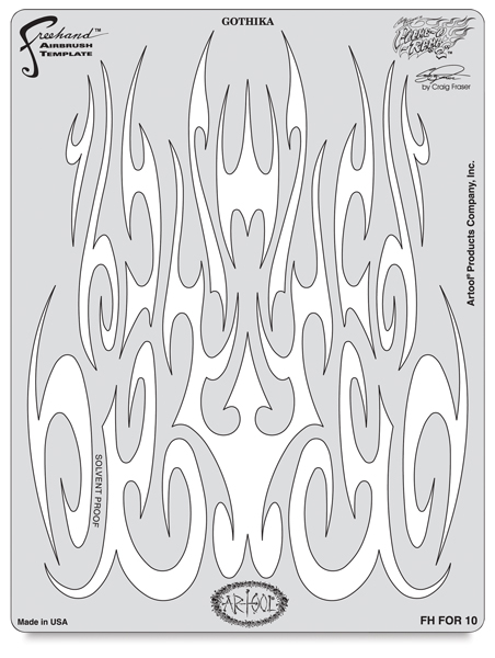 Flame-O-Rama 2 Gothica Template