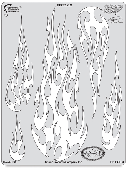 Flame-O-Rama 2 Fire Balz Template
