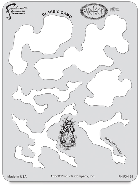 Kustom FX 4 Classic Camo Template