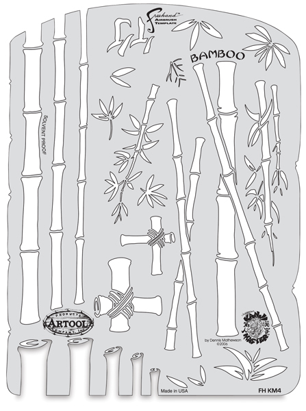 Kanji Master Bamboo Template