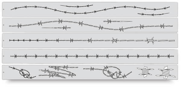 Wired Templates, Set of 5