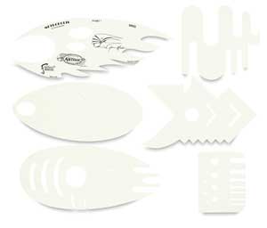 Metropolis Templates, Set of 6 Metropolis Templates, Set of 6