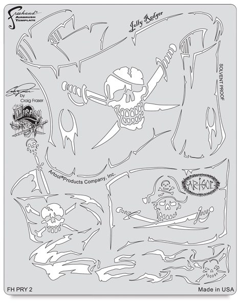 Piracy Jolly Rodger Template