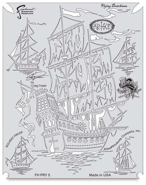 Piracy Flying Dutchman Template