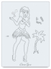 Sailor Girlies Templates, Set of 4