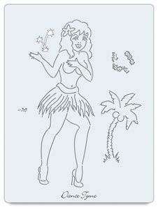 Sailor Girlies Templates, Set of 4