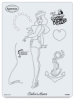 Sailor Girlies Templates, Set of 4