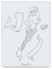 Sailor Girlies Templates, Set of 4