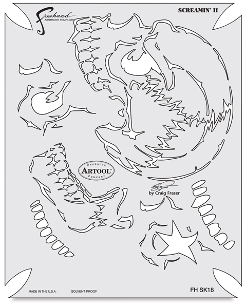 Return of Skull Master Screamin' II Template