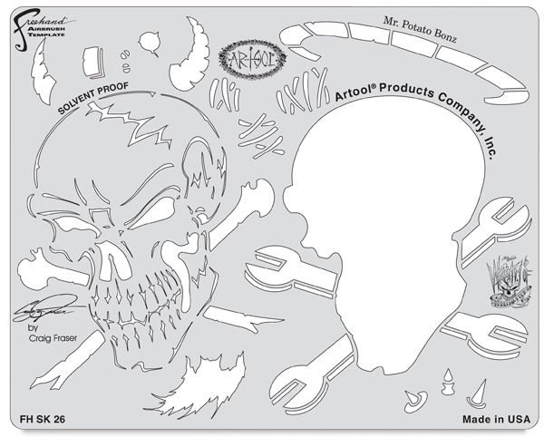 Wrath of Skull Master Mr. Potato Bonz Template