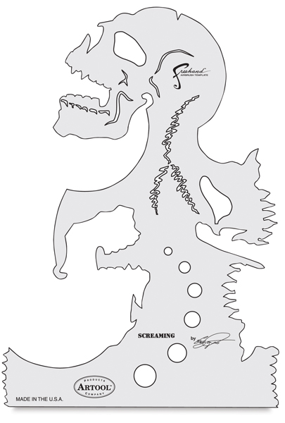 Skull Master The Screaming Template