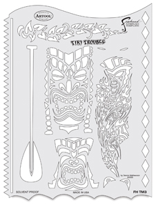 Tiki Master Tiki Trouble Template