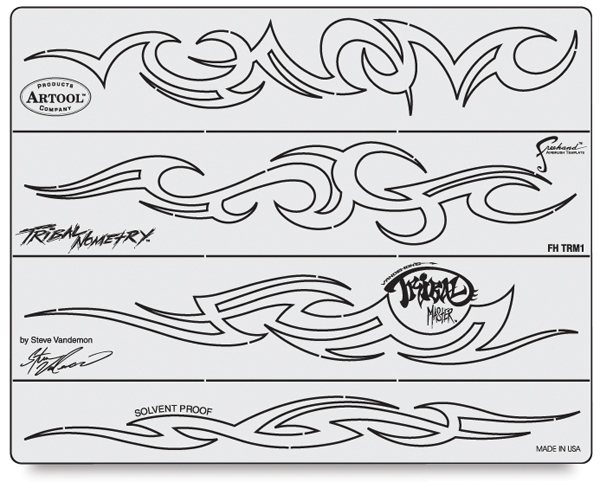Tribal Master Templates, Set of 7