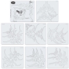 Tribal Master II Cornered Templates, Set of 8