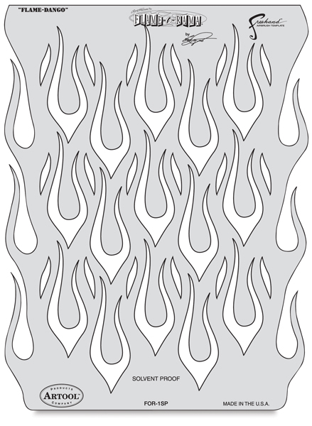 Flame-O-Rama Flame Dango Template