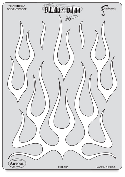 Flame-O-Rama Ol' School Template