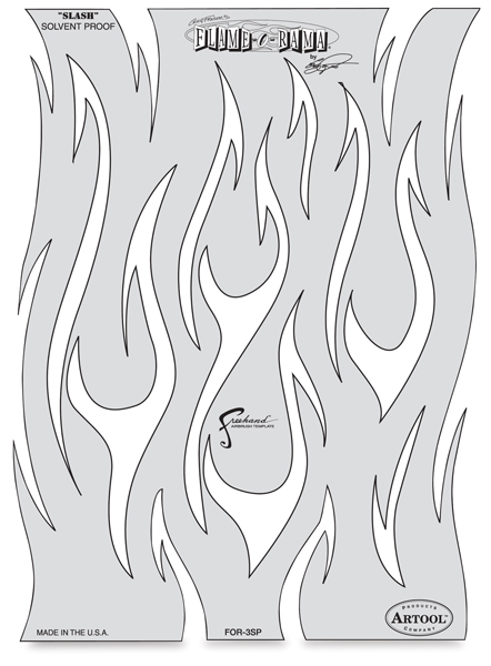 Flame-O-Rama Slash Template