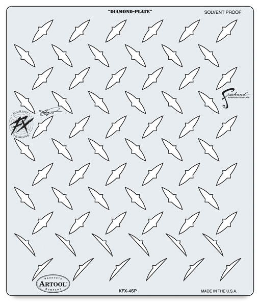 Kustom FX Diamond Plate Template