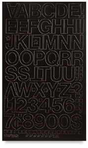 1" Letters