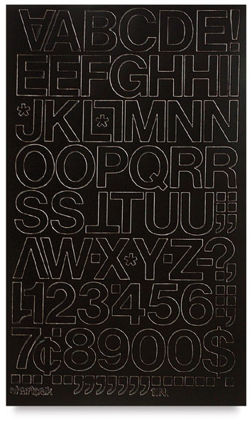 1" Letters