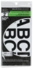 Helvetica, Black/White, 2", Permanent