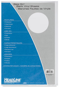 Vinyl Blanks, White
