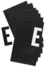 Gothic Vinyl Letters, Black