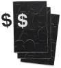 Helvetica Vinyl Numbers, Black