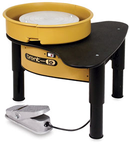 Model IE Potter's Wheel, with Adjustable Legs Attached