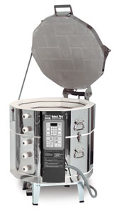 Single Phase Kiln, 208V AC with EZ Lift, Example of Size 36"H&nbsp;x&nbsp;35"W&nbsp;x&nbsp;28½"D