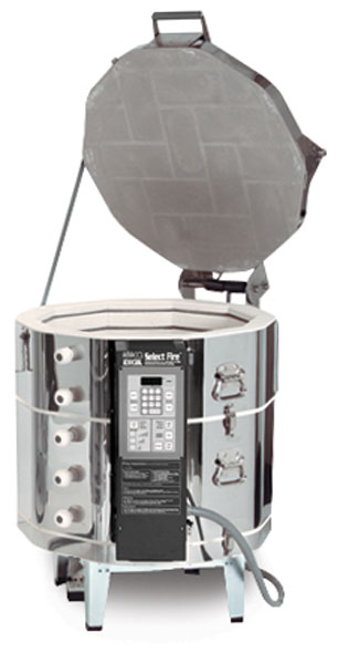 Single Phase Kiln, 208V AC with EZ Lift, Example of Size 36"H&nbsp;x&nbsp;35"W&nbsp;x&nbsp;28½"D