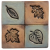 Set of 4, Leaf Designs