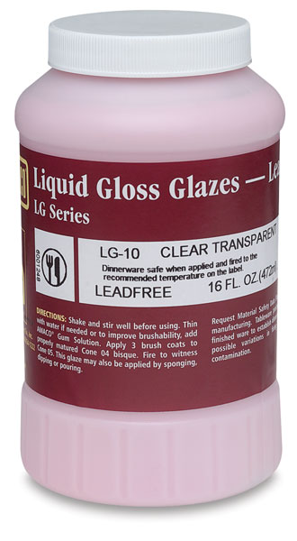 LG-10 Clear Transparent Glaze, Pint