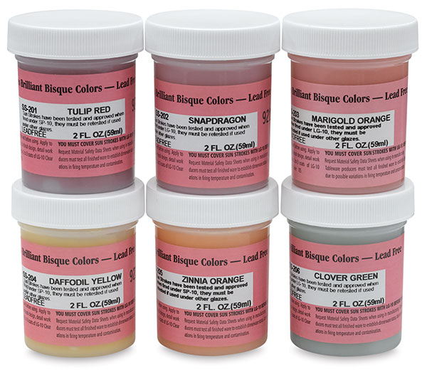 Set of 6, 2 oz jars