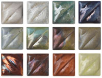 Amaco Lead-Free Raku Glazes