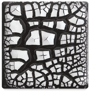 Cobblestone Glaze, White