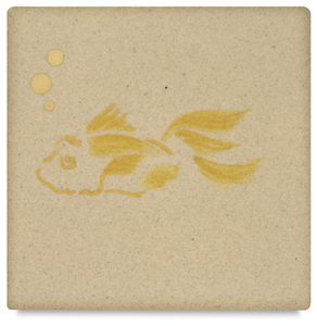 Decorating Wash, Rutile (Sample Artwork)