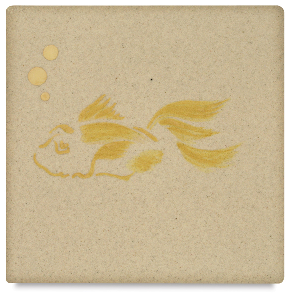Decorating Wash, Rutile (Sample Artwork)
