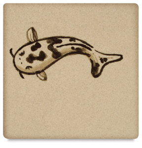 Decorating Wash, Iron Oxide (Sample Artwork)