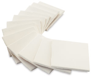 Ceramic Bisque Tiles, Box of 12