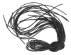Black Leather Cords, Pkg of 12