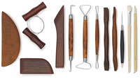 12-Piece Basic Pottery Tool Set