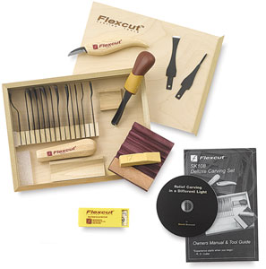 Deluxe Starter Carving Set, 21 pieces
