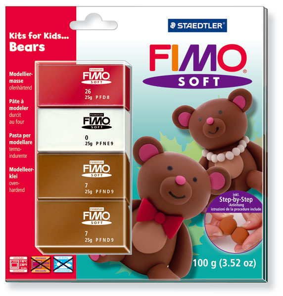 Fimo Soft Bears Kit